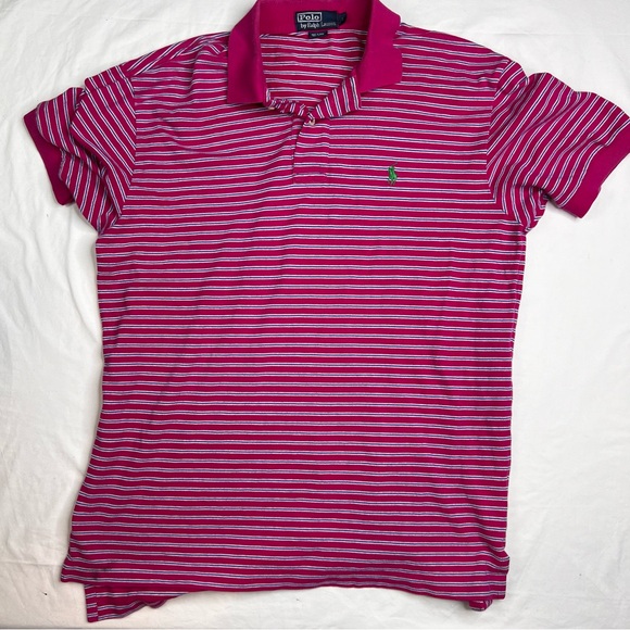 Polo Ralph Lauren LOT OF 5 Mens Large Shirt Long + Short Sleeve Crew Pony - Picture 6 of 16